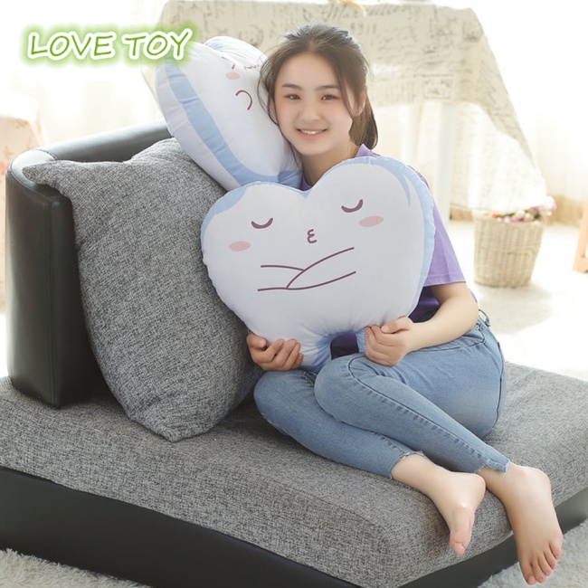 Gối Nhồi Bông Hình Chiếc Răng Cười Mềm Mại Có Thể Giặt Sạch Trang Trí Nhà Cửa/Sofa