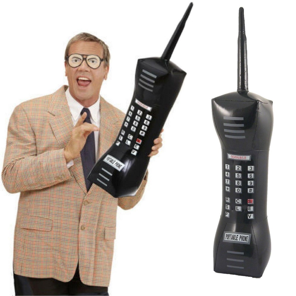 Bộ 2 Điện Thoại Bơm Hơi 80 's 90' 'Trang Trí Tiệc Tùng Cho Bé