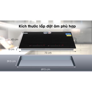 Bếp từ đôi lắp âm Kocher DI-669
