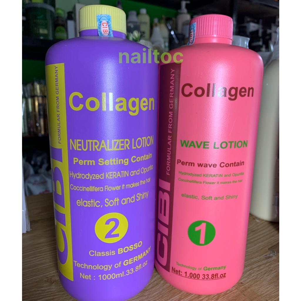 Thuốc uốn lạnh collagen Cibi 1000ml x 2