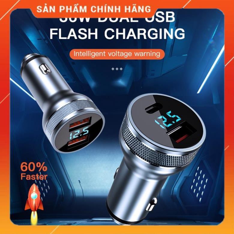 Tẩu Sạc Xe Hơi KUULAA 2 Cổng USB / USB + PD Sạc Nhanh 36W Thích Hợp Cho Iphone Xiaomi Samsung