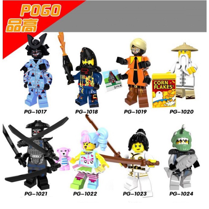 [Nhập TOYMAY giảm 10K Xu]Minifigures Các Nhân Vật Trong Phim Ninjago PG1018 PG1019 PG1020 PG1021 PG1022 PG1023 PG1024