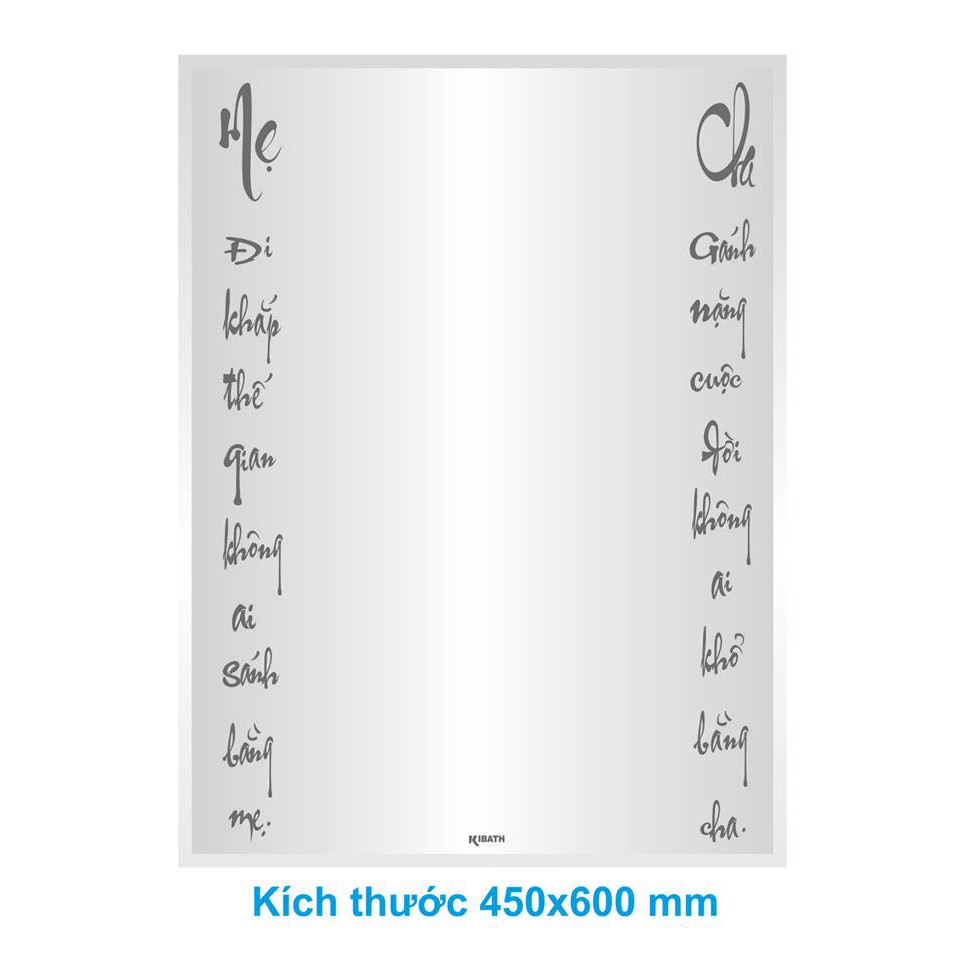 Gương soi cao cấp KT 45x60 cm