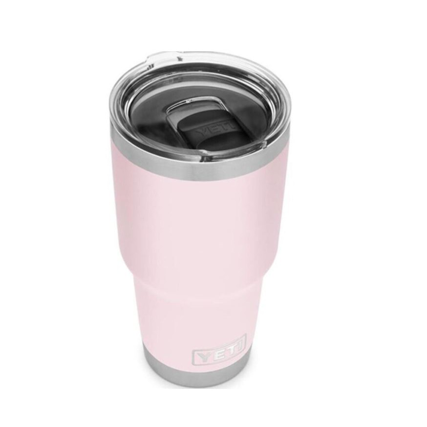 Ly giữ nhiệt YETI 30oz Ice Pink+ nắp Magslider (900 ml) - Stainless Steel/ Thép không gỉ cao cấp - Auth Bill Mĩ