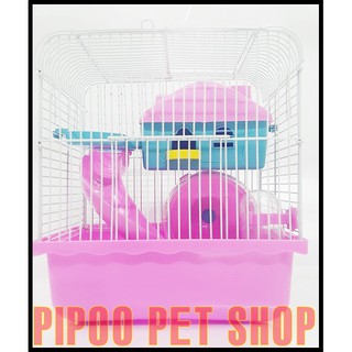 Lồng mặt hề full phụ kiện cho hamster
