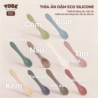 Thìa Ăn Dặm Silicone Tobé