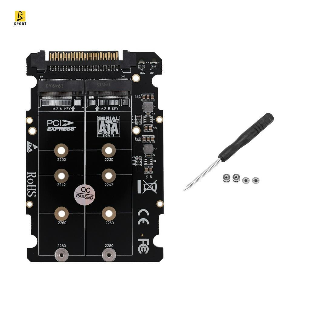 Mạch chuyển đổi 2 trong 1 từ M.2 NVME và SATA-Bus NGFF SSD sang PCI-E U.2 SFF-8639 PCIE M2 cho máy tính để bàn