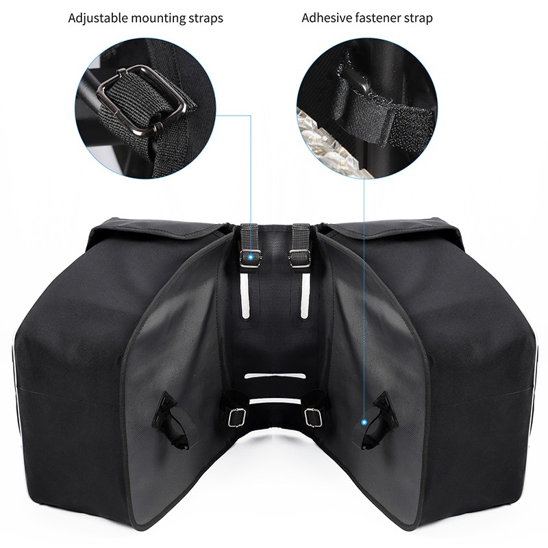 Túi đựng đồ gắn phía sau xe đạp WEST BIKING chất liệu chống thấm nước sức chứa 30L tiện dụng