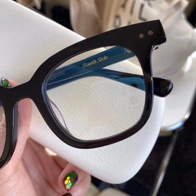 Gọng kính South Side chữ V tặng kèm BAO Da và khăn lau