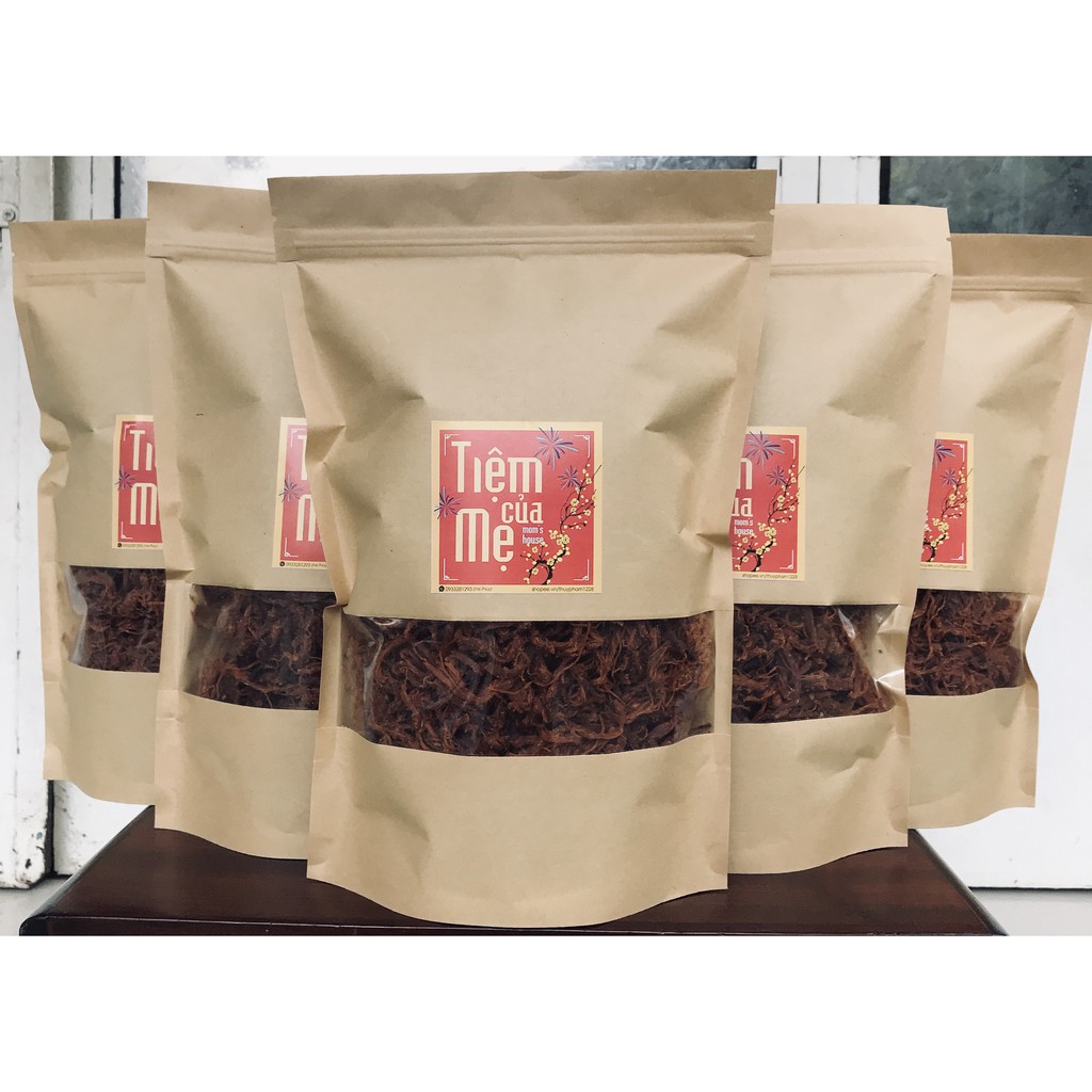 [BÒ THẬT] 200g Khô bò sợi Quy Nhơn - Đồ ăn vặt nhà làm (1 túi) | BigBuy360 - bigbuy360.vn