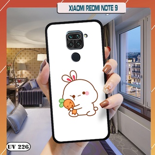 Ốp lưng nhám in hình 3D Xiaomi Redmi Note 9
