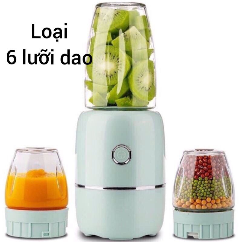 Máy xay đa năng 3 cối thuỷ tinh nội địa Trung