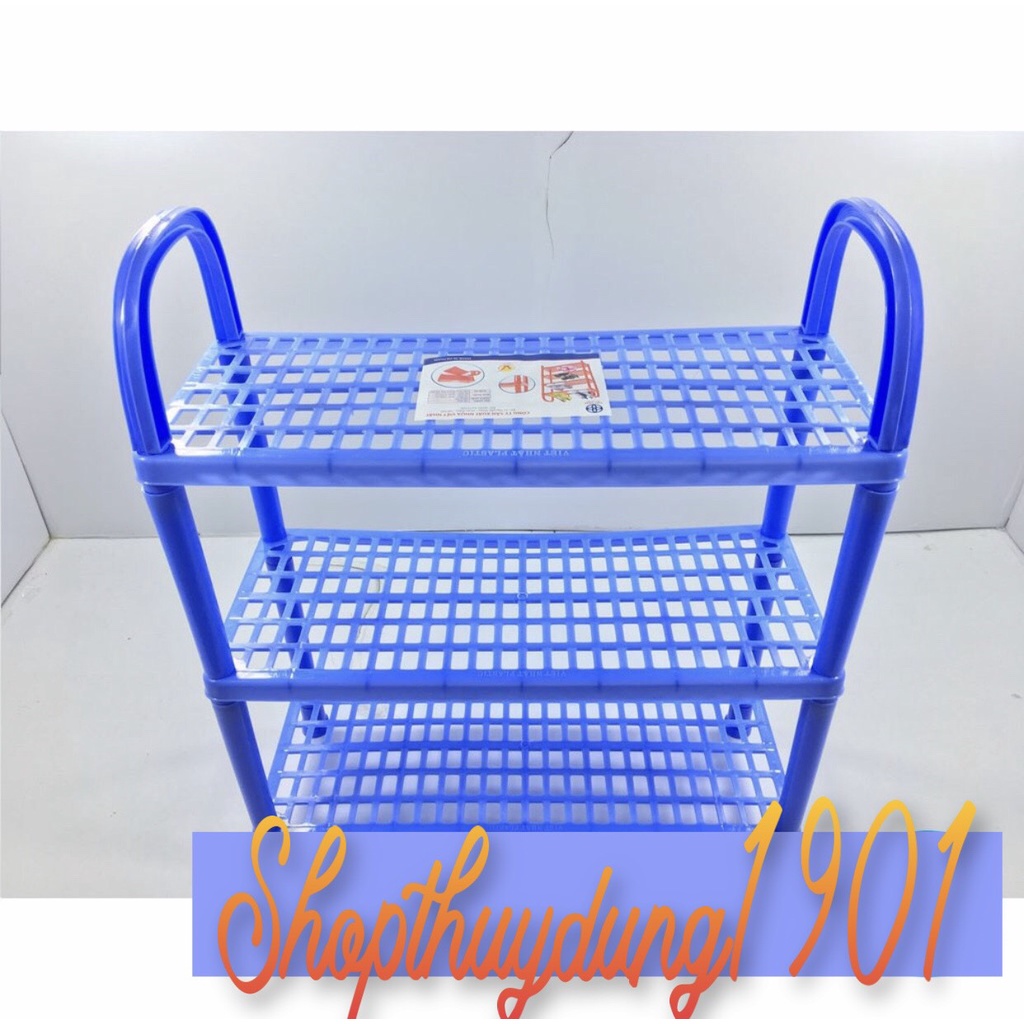 Kệ Giày Dép 3 Tầng Nhựa Việt Nhật