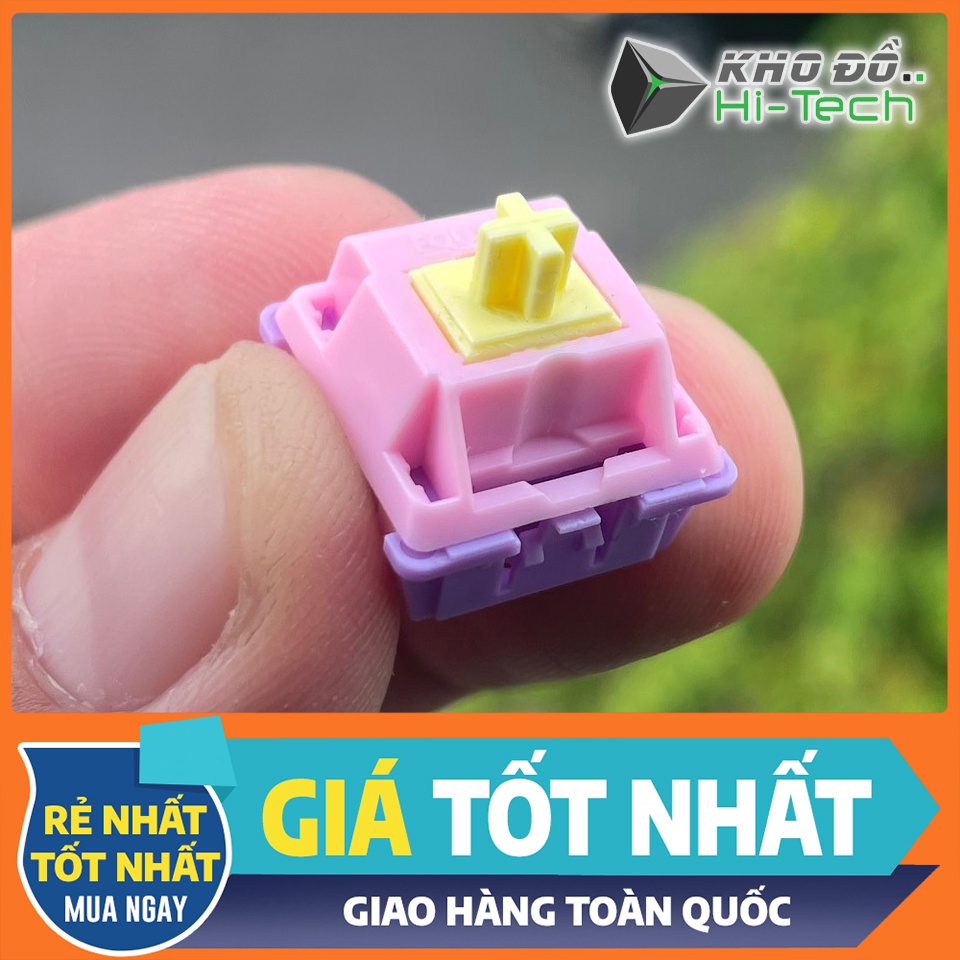 Switch C3 Equalz Banana Split đã lube 💖 𝘍𝘳𝘦𝘦𝘴𝘩𝘪𝘱 💖 Switch C3 chuối | Công tắc bàn phím cơ