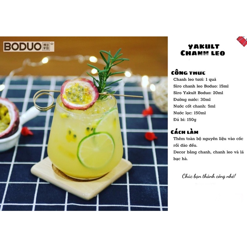 Mứt chanh leo Boduo hộp 1kg