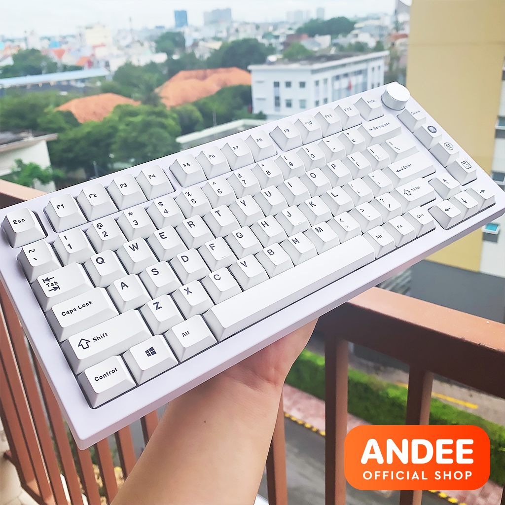 Keycap nút bàn phím Minimalist BOW dyesub PBT màu đẹp 125 nút dành cho bàn phím cơ
