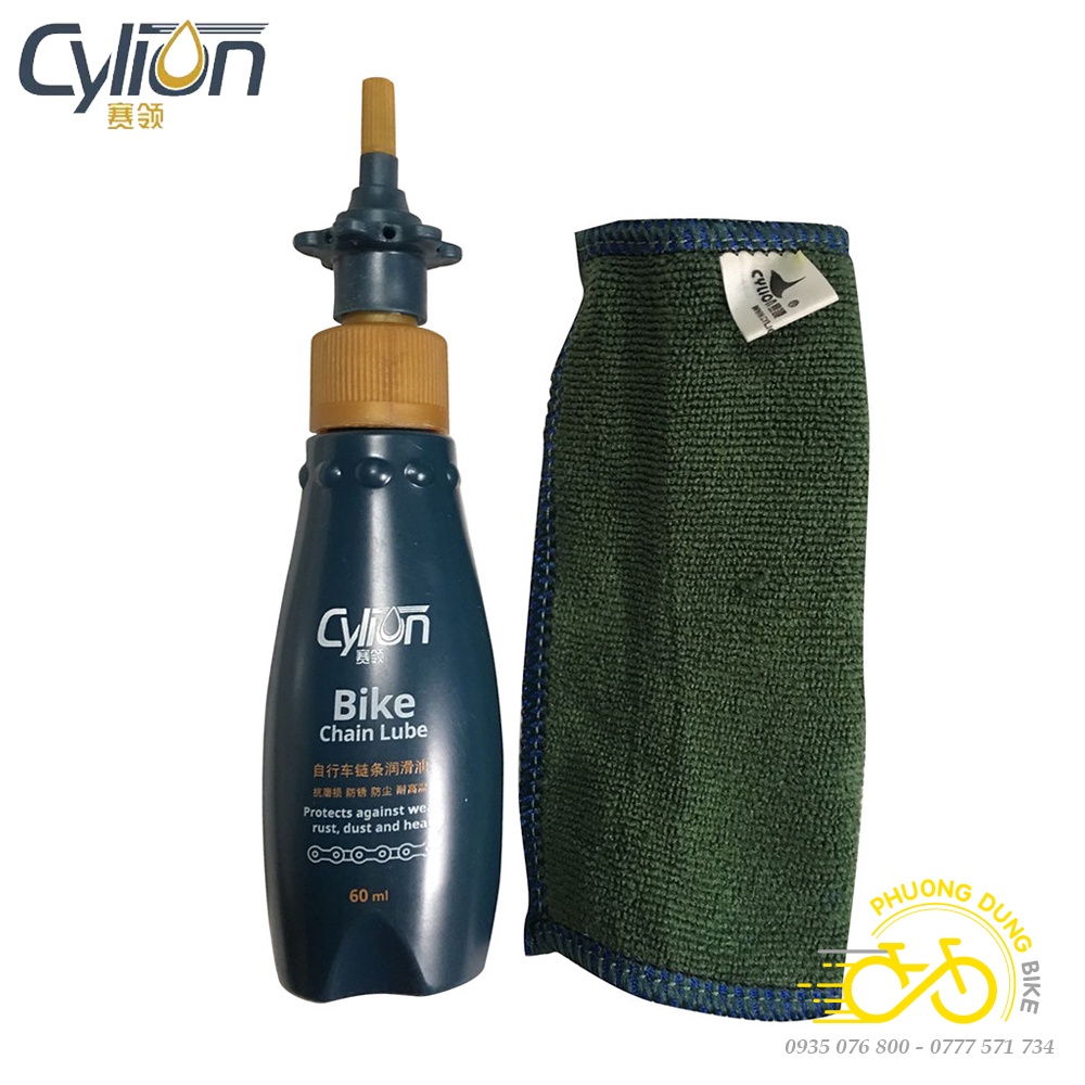 Dầu nhớt tra sên xích líp xe đạp CYLION CHAIN LUBE 60ml - Hàng chính Hãng