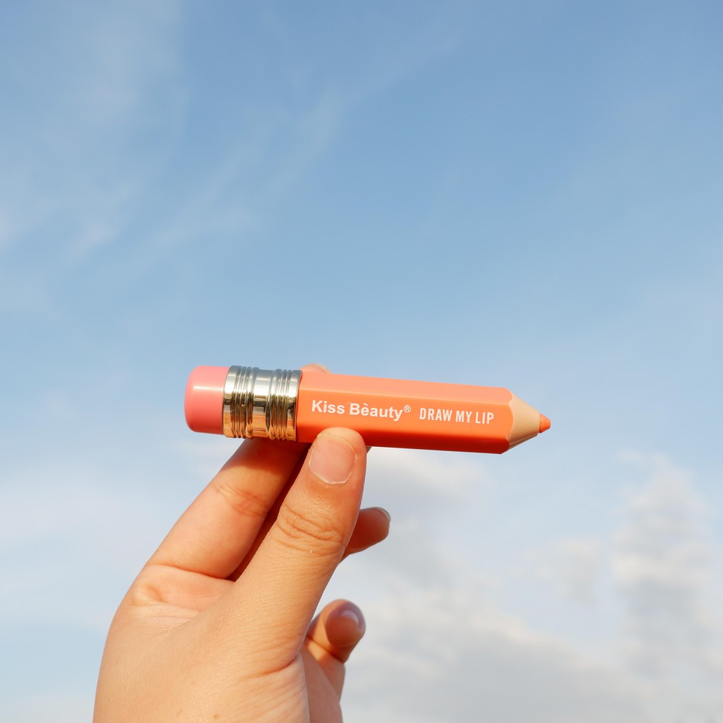 Set 6 son kem bút chì Kiss Beauty draw my lips velvet lipgloss No.70007-03 NPP Shoptido | BigBuy360 - bigbuy360.vn