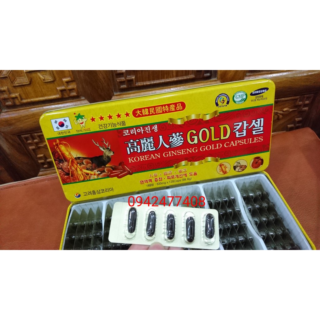 Viên đạm sâm nhung hươu linh chi | BigBuy360 - bigbuy360.vn