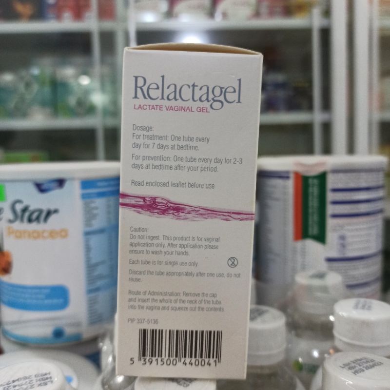 [Che tên sp] Relactagel - Gel acid lactic đặt âm đạo