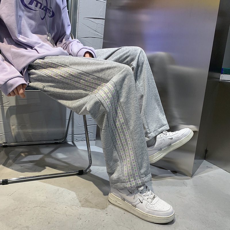 Quần dài nam ống rộng thời trang phong cách Nhật Bản