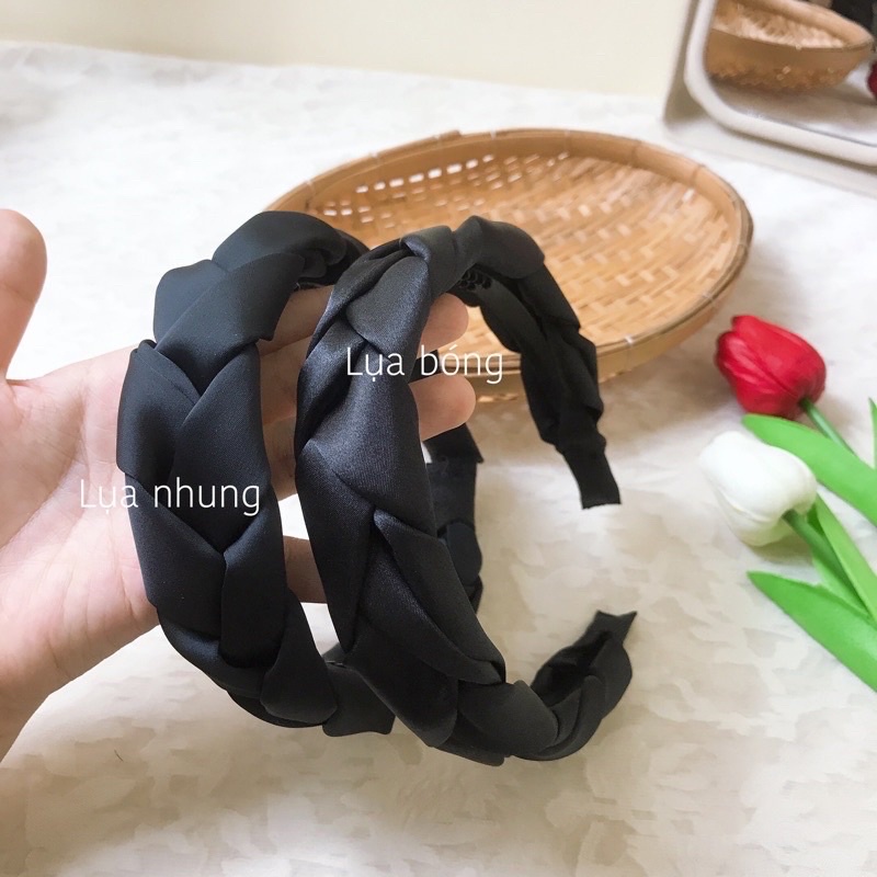 Băng Đô Cài Tốc Đủ Màu , Đen, Đỏ, vàng,Nude