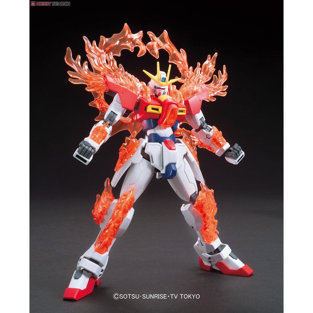 Gundam Bandai Hg Try Burning 1/144 HGBF Build Fighters Đồ Chơi Mô Hình Lắp Ráp Anime Nhật