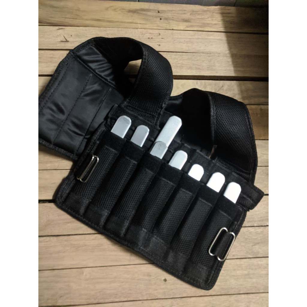 Áo Vest tạ (size 3kg) + 3kg tạ , Áo Dành Cho Thể Thao Chạy Bộ Quyền Anh Huấn Luyện Tập Thể Hình 3kg