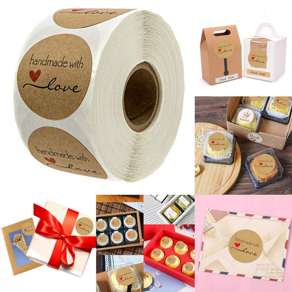 ESPO Cuộn 500 / 1000 / 1500 Miếng Dán Trang Trí Hộp Bánh Xinh Xắn