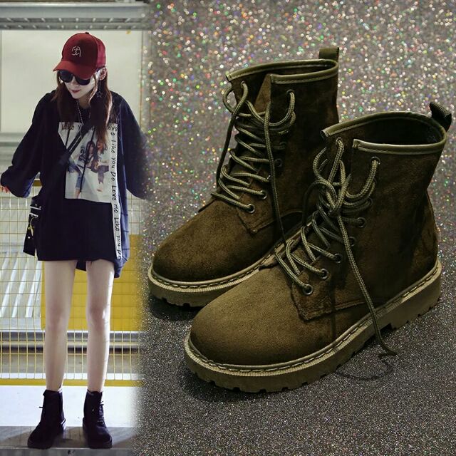 💌(order) Boot ulzzang da lộn đế 2.5cm | BigBuy360 - bigbuy360.vn