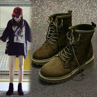 💌(order) Boot ulzzang da lộn đế 2.5cm