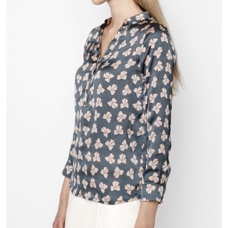 Áo sơ mi họa tiết Mint Clothing sz S