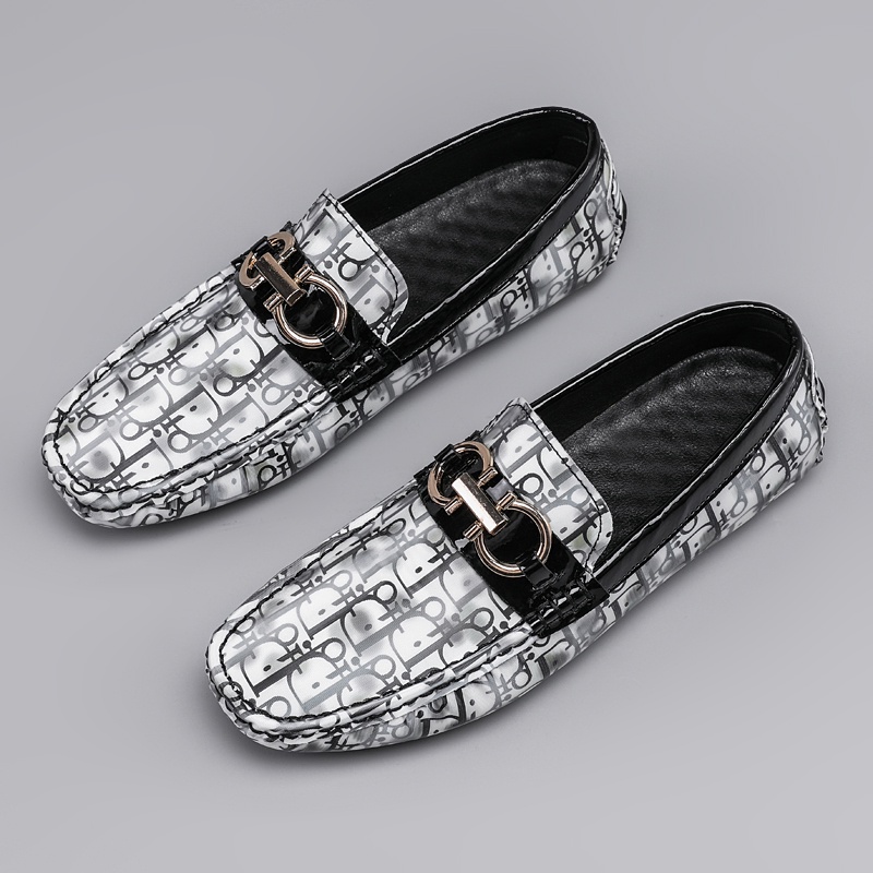 Giày Lười Da Cổ Điển Cho Nam