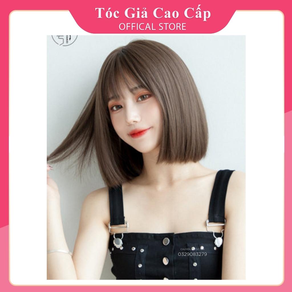 Tóc giả ngắn đơ 🥰FREESHIP mã D3111