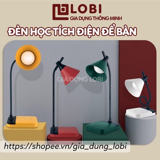 Đèn học chống cận để bàn Đèn đọc sách để bàn cổ xoay linh động tích điện 4000mAh - 3 độ sáng