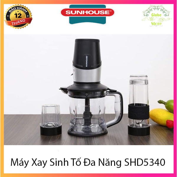 [ SUNHOUSE] Máy Xay Sinh Tố Đa Năng, Máy Ép Hoa Quả Sunhouse SHD5340