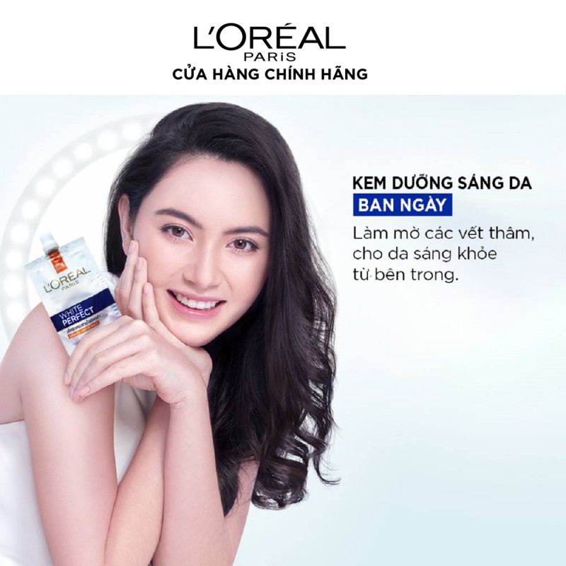 Bộ mẫu thử kem chống nắng kiềm dầu & kem dưỡng sáng mượt đều màu L'Oreal Paris 7mlx2 | BigBuy360 - bigbuy360.vn