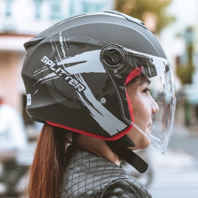 Kính chắn mũ bảo hiểm 3/4 EGO E3  - BIKER.176 - Mũ bảo hiểm chính hãng Vũng tàu