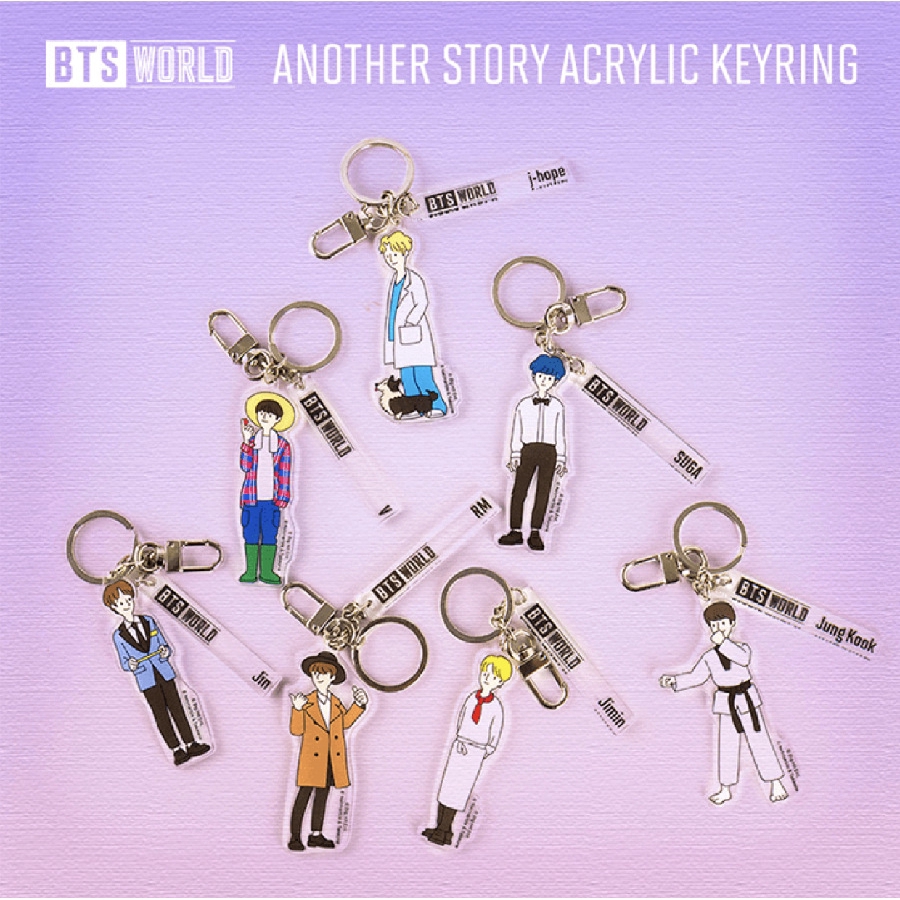 Móc khóa dễ thương phong cách KPOP BTS
