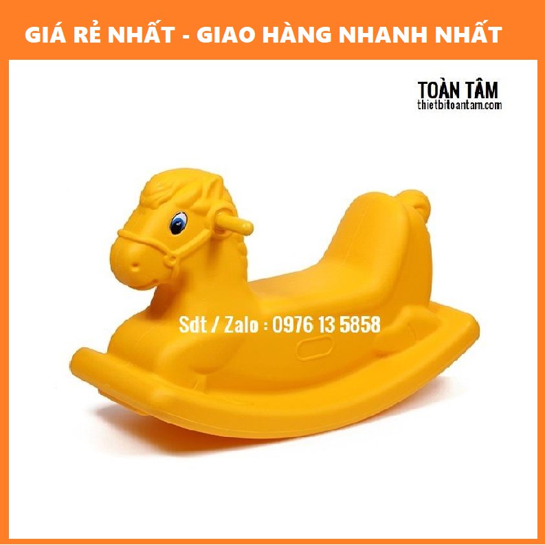 Ngựa bập bênh nhựa cao cấp cho bé yêu