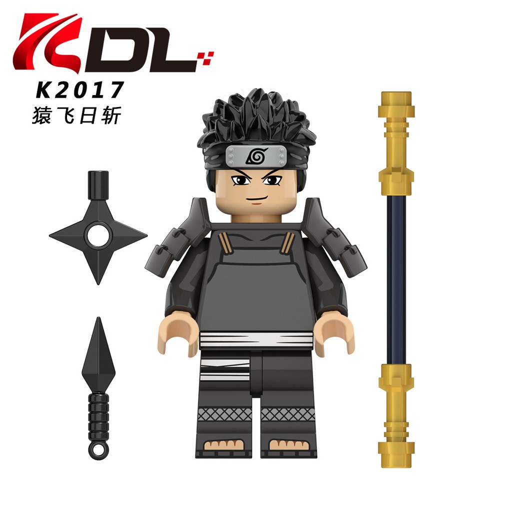 Minifigures Các Mẫu Nhân Vật Trong Naruto KDL803 Sarutobi Hiruzen Orochimaru Rock Lee Aburame Shino