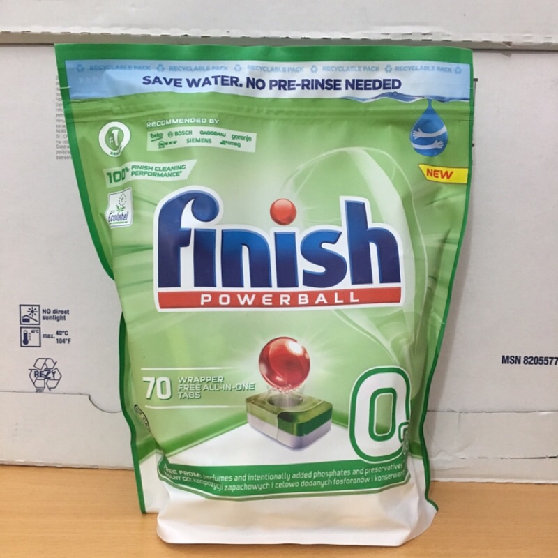 Viên rửa bát Finish Eco 0% 70 viên  - Date mới nhất