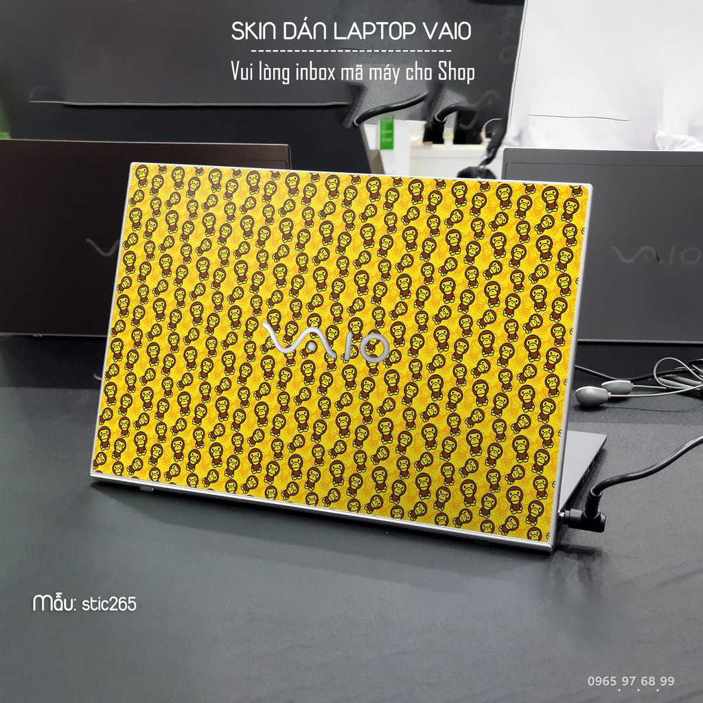 Skin dán Laptop Sony Vaio in hình baby milo - stic257 (inbox mã máy cho Shop)