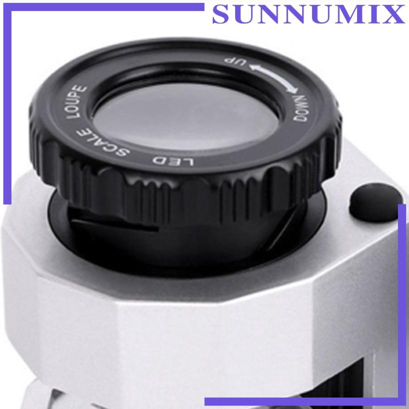 Kính Lúp Phóng Đại 30X Có Đèn LED UV Chuyên Dụng Làm Trang Sức
