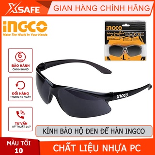 Mua Kính hàn bảo hộ INGCO HSG07 Kính bảo hộ an toàn chất liệu PC  màu tối  bảo vệ mắt tránh mặt trời  tia sáng hàn