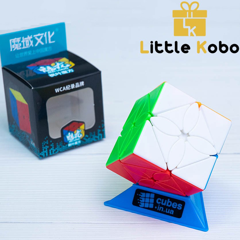 Rubik Biến Thể MFJS MeiLong Ivy Skewb Maple Leaf Skewb Stickerless Rubik Biến Thể Maple Leaves