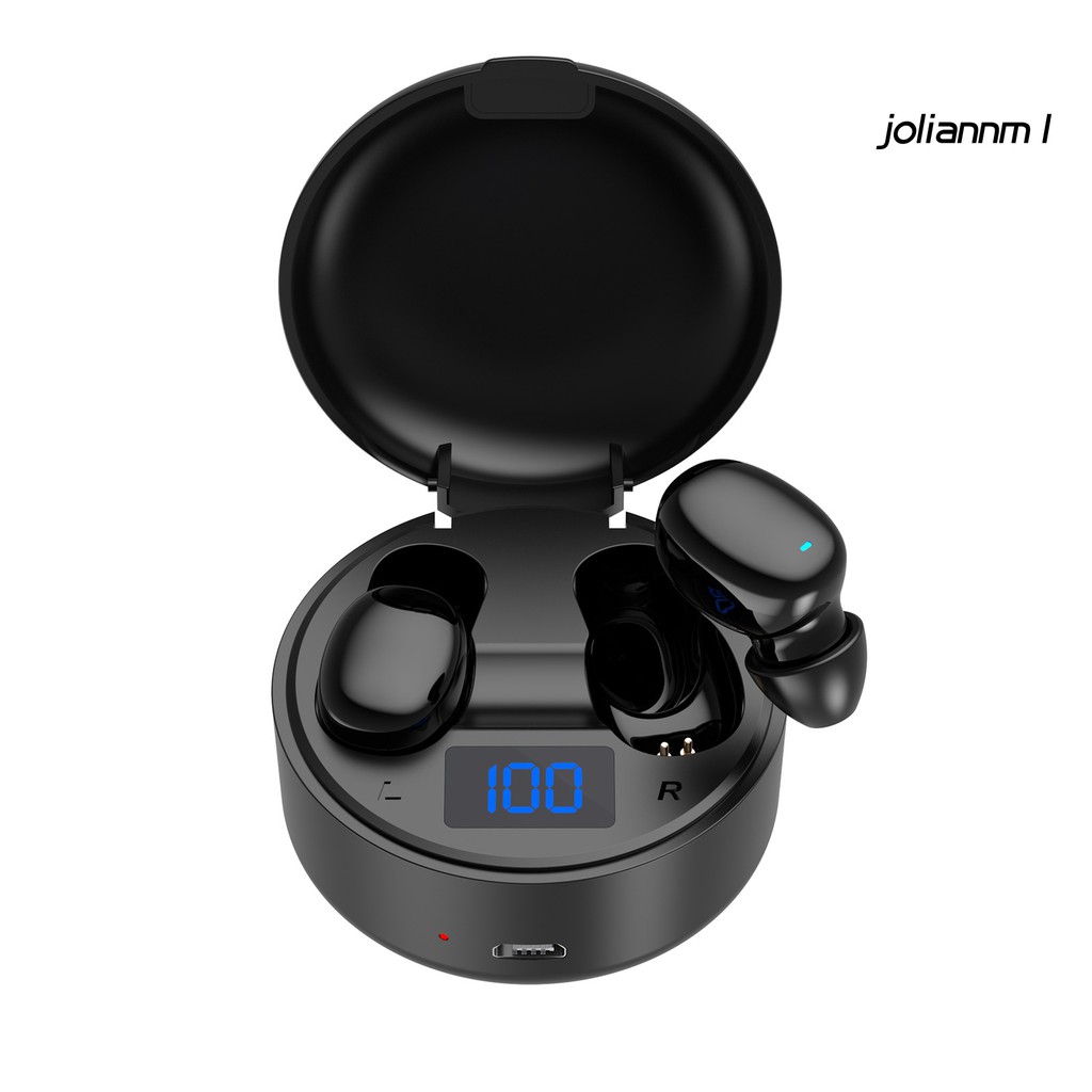 Tai Nghe Nhét Tai Bluetooth Không Dây Jm C021 Với Màn Hình Cảm Ứng