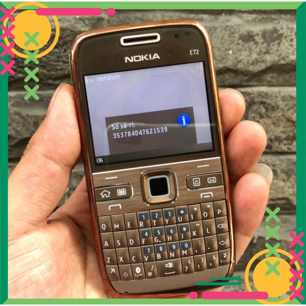 GIẢM GIÁ  Điện Thoại Nokia E72 Wifi 3G Bảo Hành 12 Tháng Chơi Game online GIẢM GIÁ