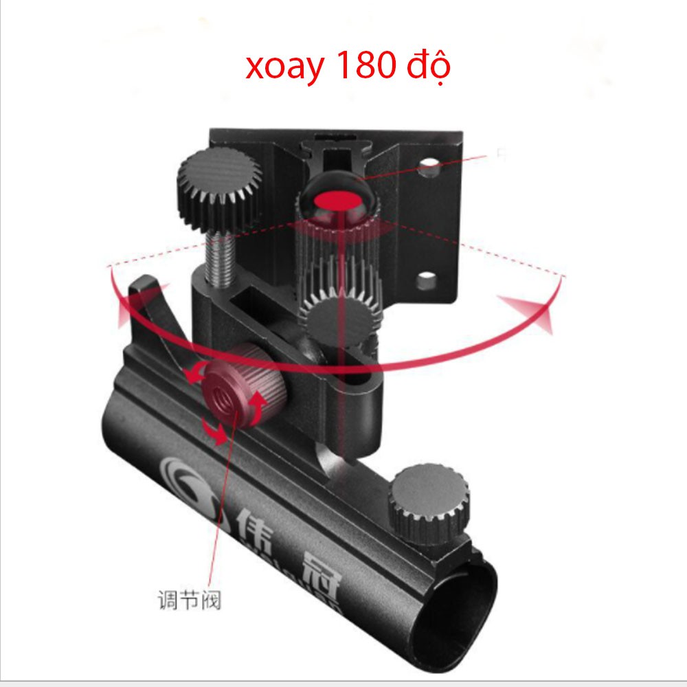 Pass khay mồi xoay 180, gác cần tay Trái - Tay Phải, pas rộng cá