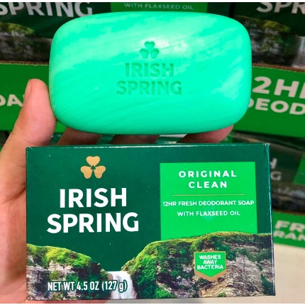 Mẫu mới - Set 3 Xà Phòng Cục Irish Spring Original - Mỹ